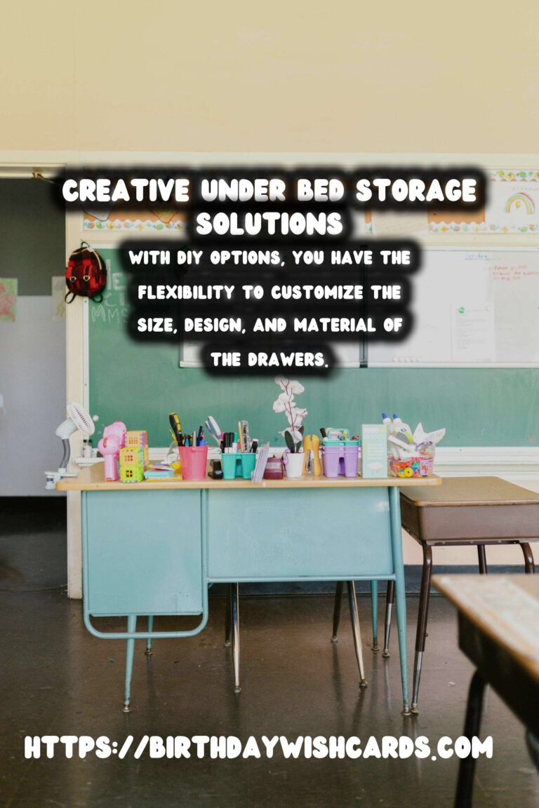 DIY Under Bed Storage Drawers: Maximize Your Space Efficiently