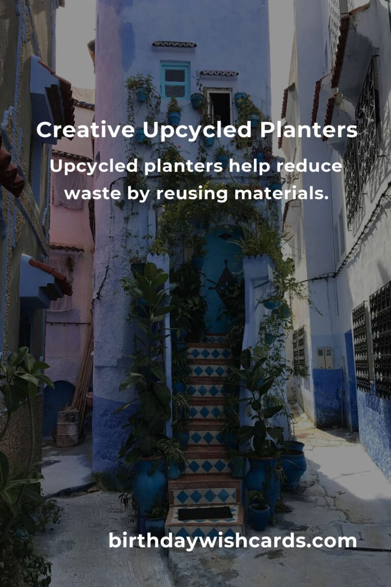 DIY Upcycled Planters for Eco-Friendly Gardening