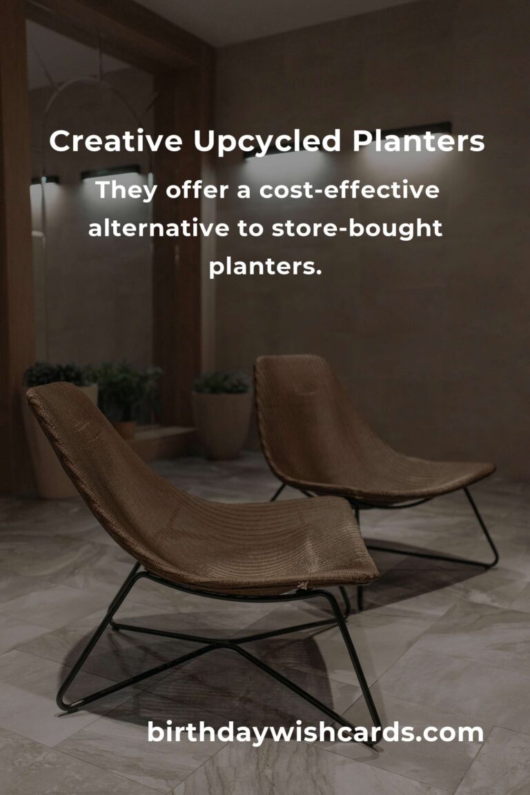 DIY Upcycled Planters for Eco-Friendly Gardening