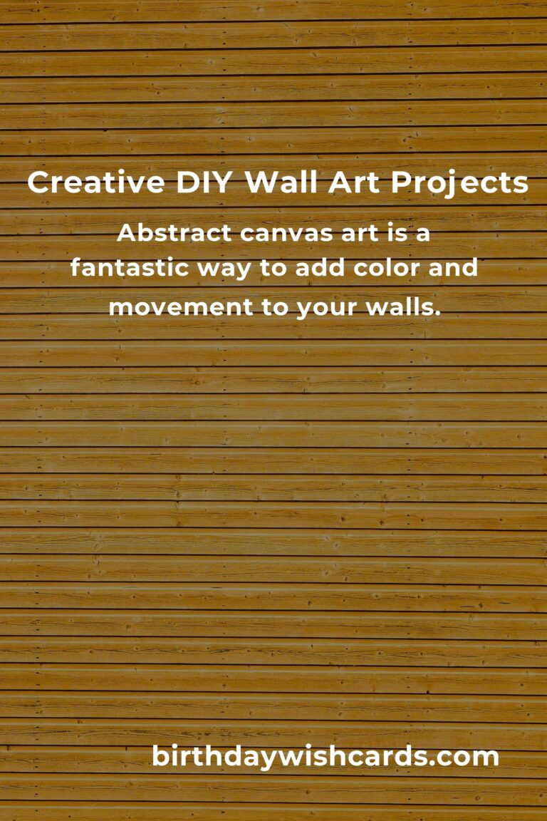 DIY Wall Art Projects for Cozy Homes: Transform Your Space with Creativity