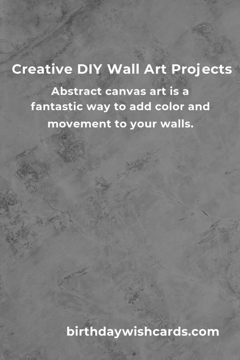 DIY Wall Art Projects for Cozy Homes: Transform Your Space with Creativity