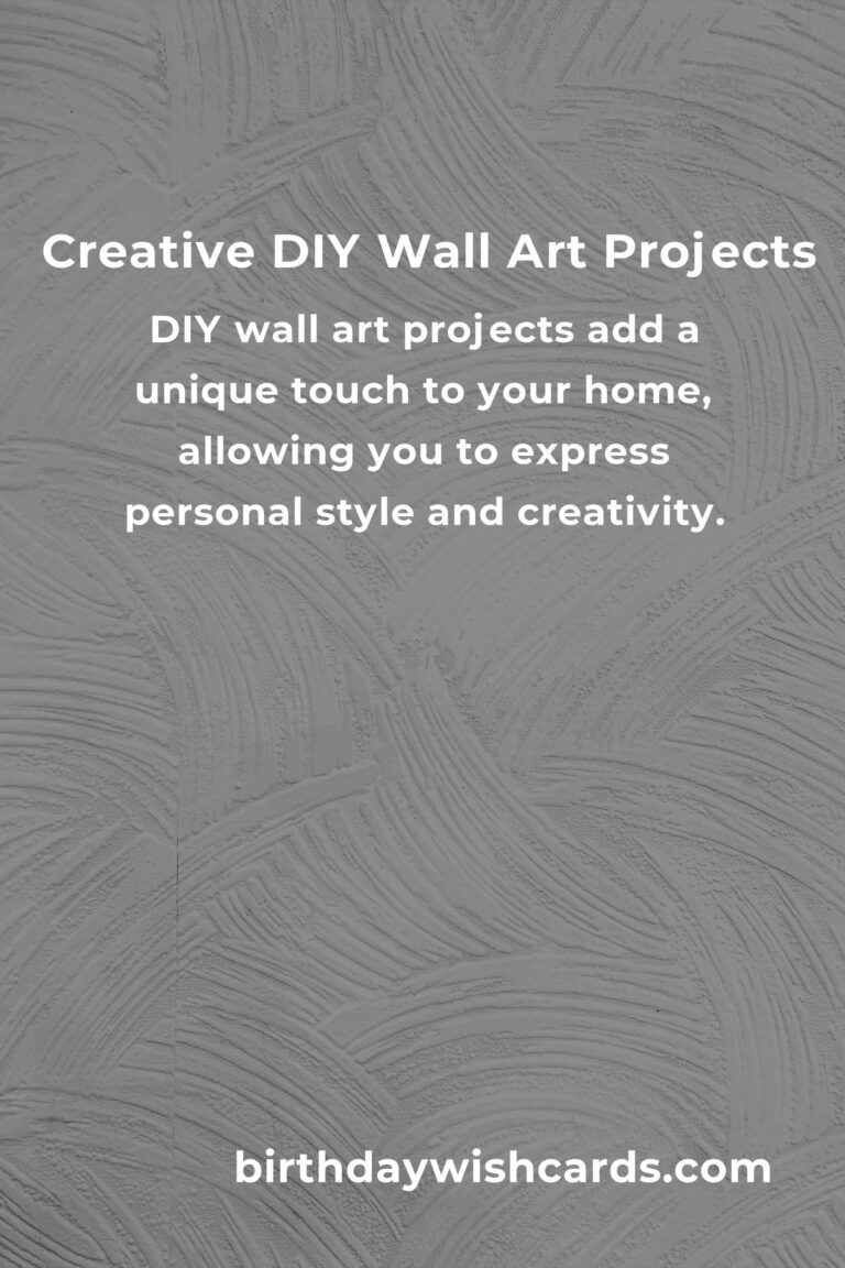 DIY Wall Art Projects for Cozy Homes: Transform Your Space with Creativity