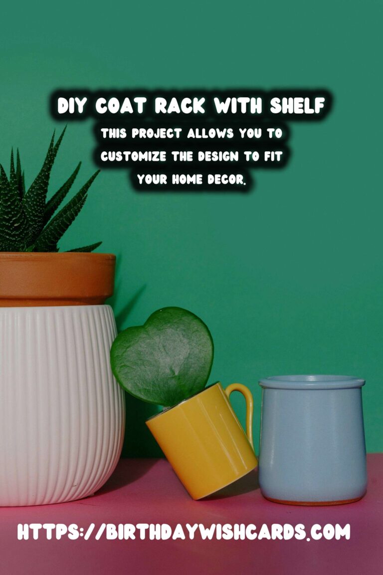 DIY Wall Mounted Coat Rack with Shelf: A Complete Guide