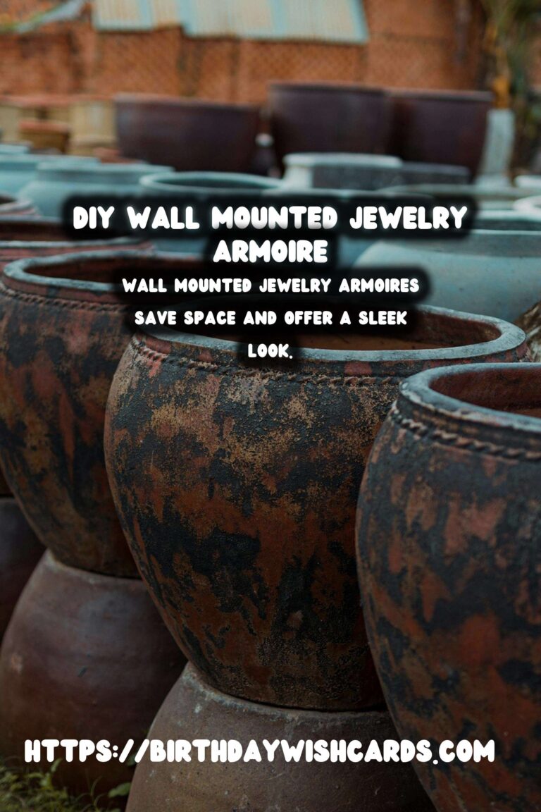 DIY Wall Mounted Jewelry Armoire: A Complete Guide