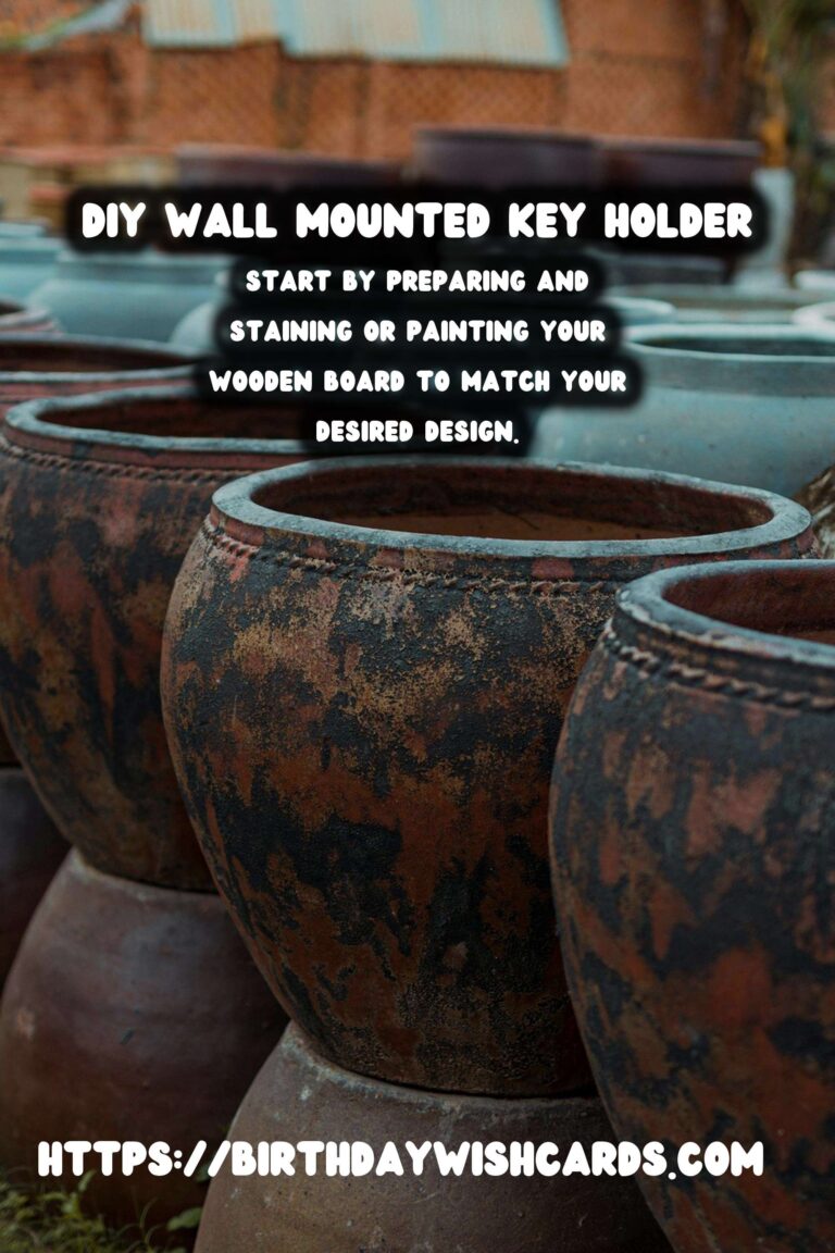 DIY Wall Mounted Key Holder with Mail Slot: A Practical Guide