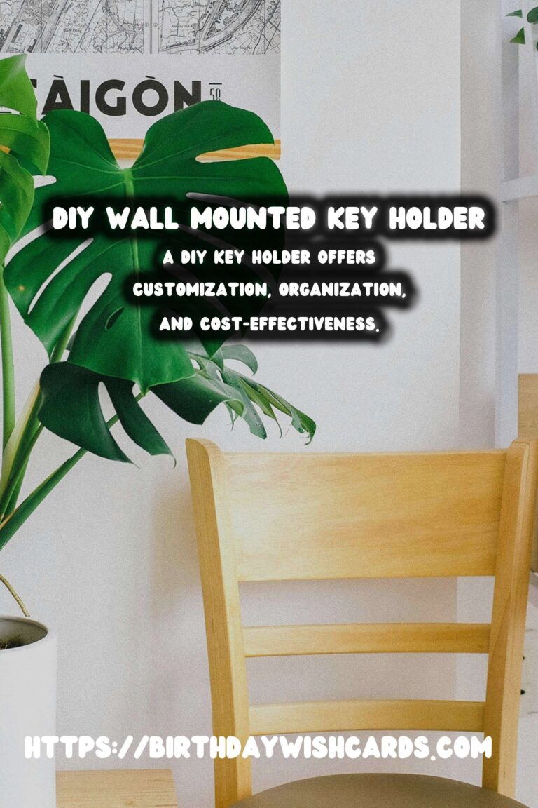 DIY Wall Mounted Key Holder with Mail Slot: A Practical Guide