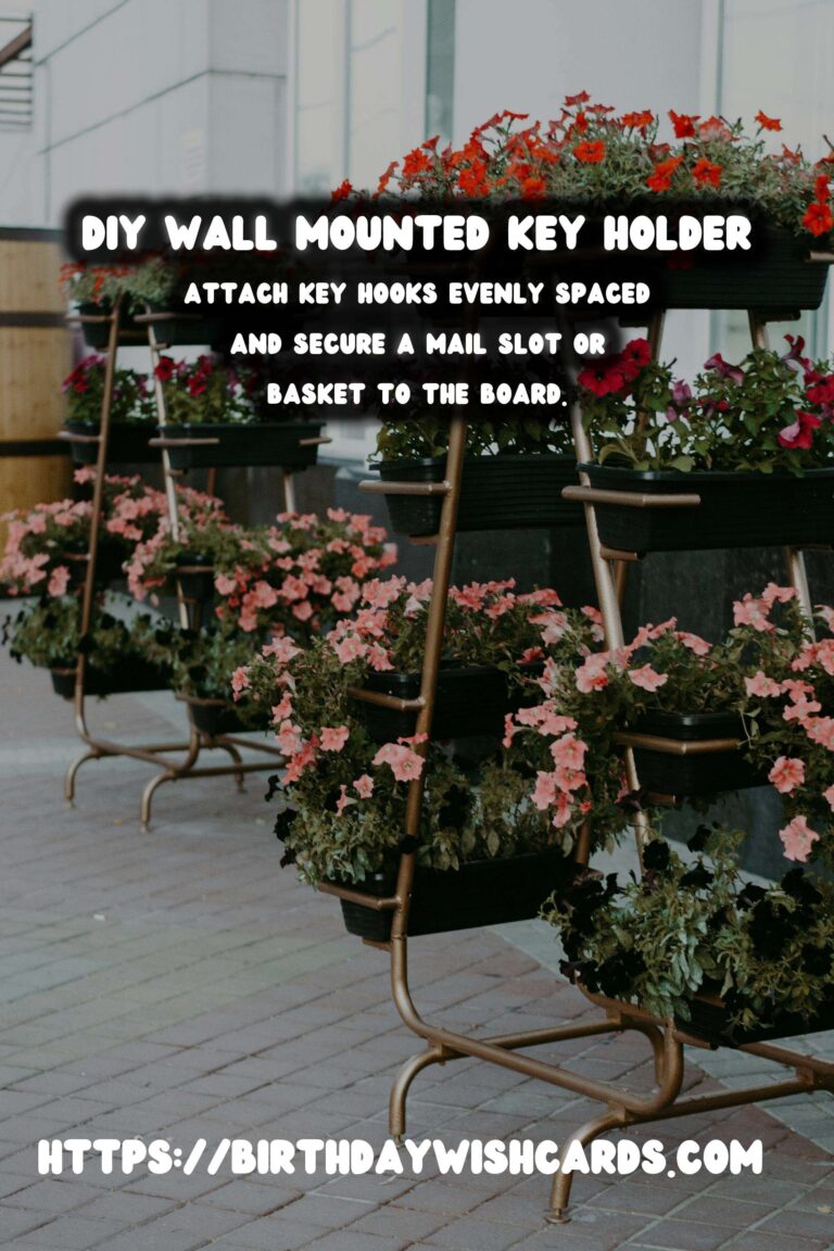 DIY Wall Mounted Key Holder with Mail Slot: A Practical Guide