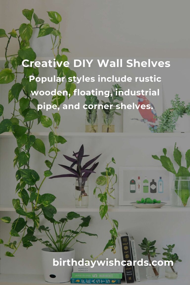 DIY Wall Shelves for Organized Living: Enhance Your Space with Stylish Storage