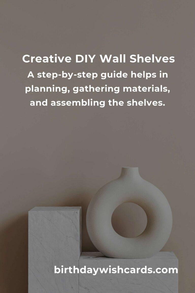 DIY Wall Shelves for Organized Living: Enhance Your Space with Stylish Storage