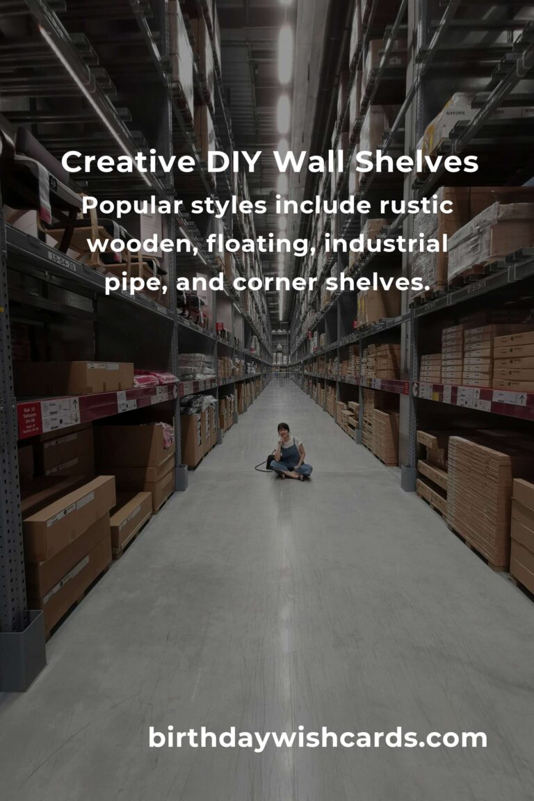 DIY Wall Shelves for Organized Living: Enhance Your Space with Stylish Storage
