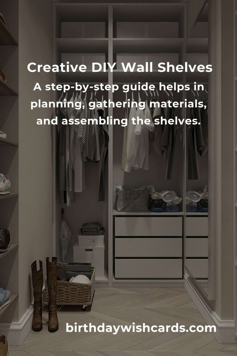 DIY Wall Shelves for Organized Living: Enhance Your Space with Stylish Storage