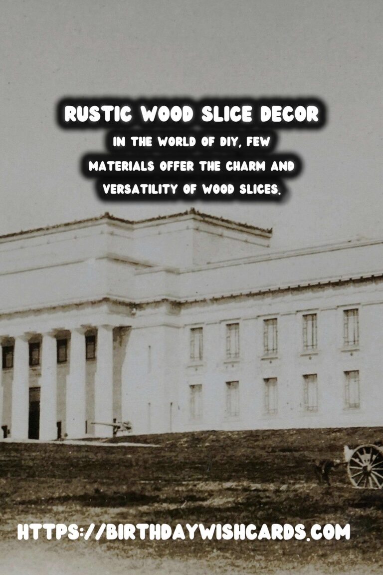 DIY Wood Slice Decor: Adding Rustic Charm to Your Space