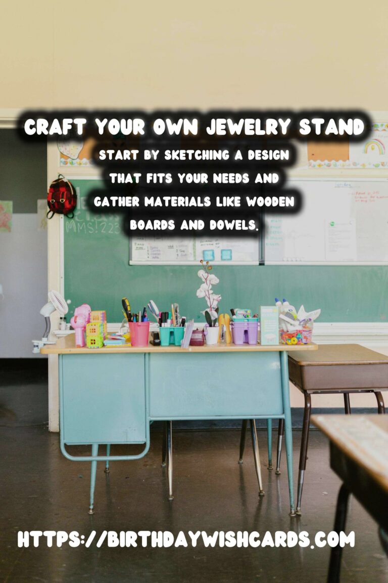 DIY Wooden Jewelry Stand: A Step-by-Step Guide to Organize Your Accessories