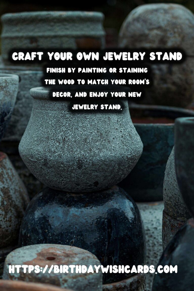 DIY Wooden Jewelry Stand: A Step-by-Step Guide to Organize Your Accessories
