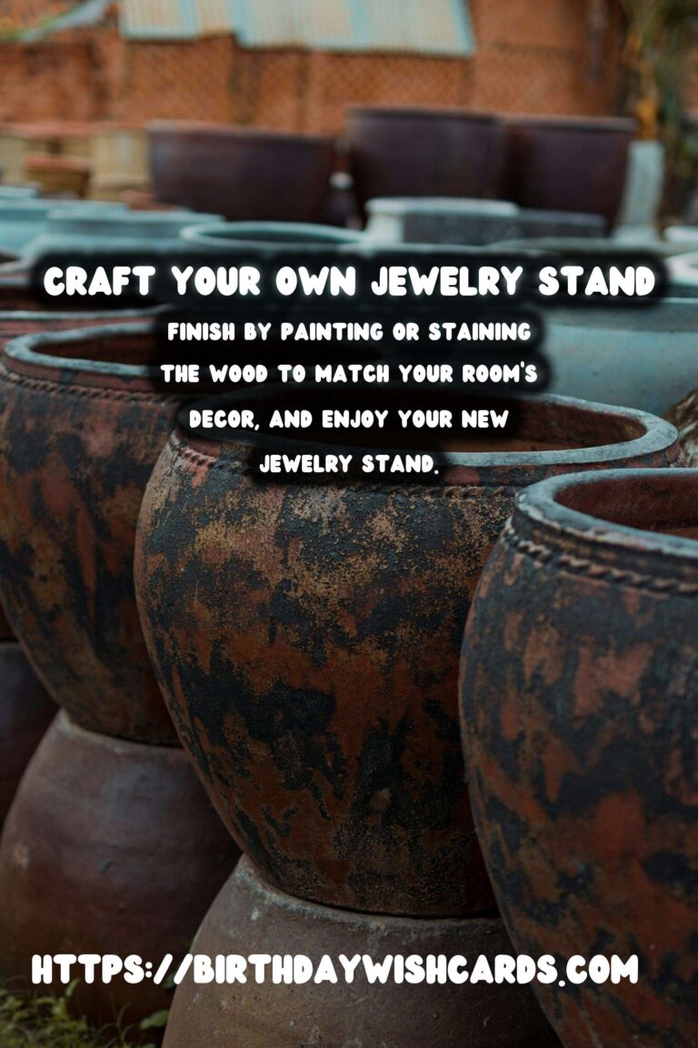 DIY Wooden Jewelry Stand: A Step-by-Step Guide to Organize Your Accessories