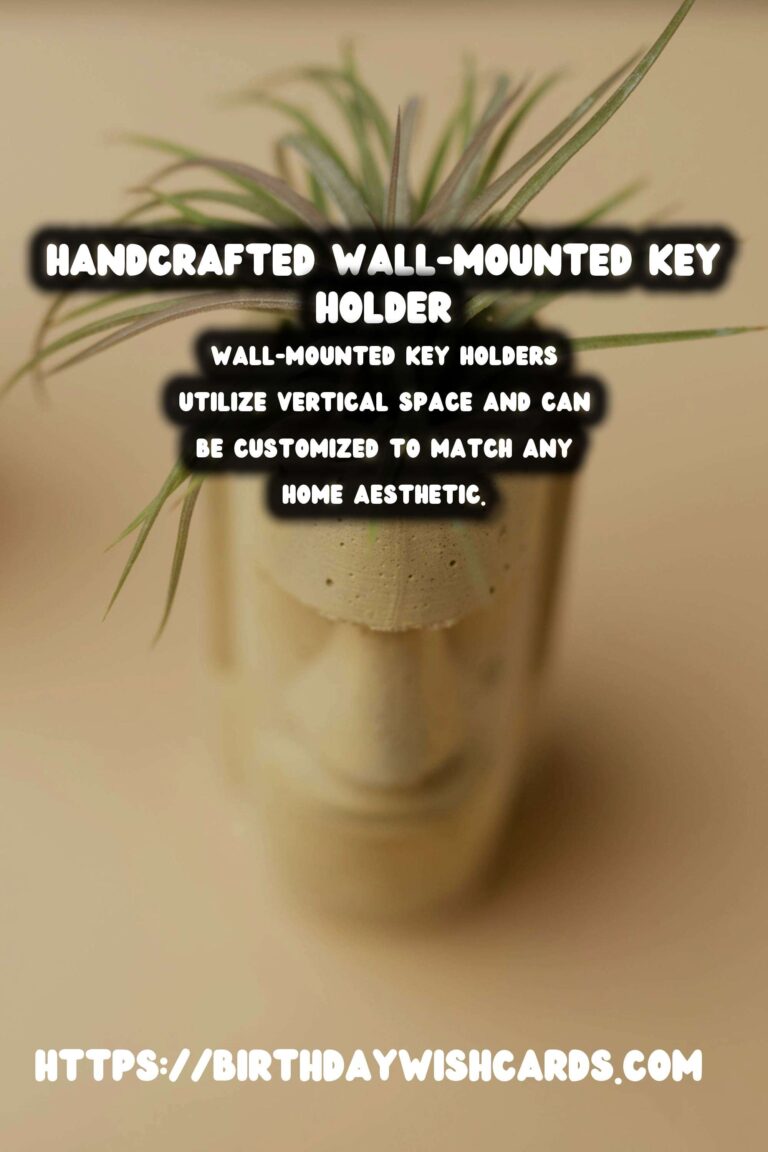 DIY Wooden Key Holder: Wall Mounted Guide for Home Organization