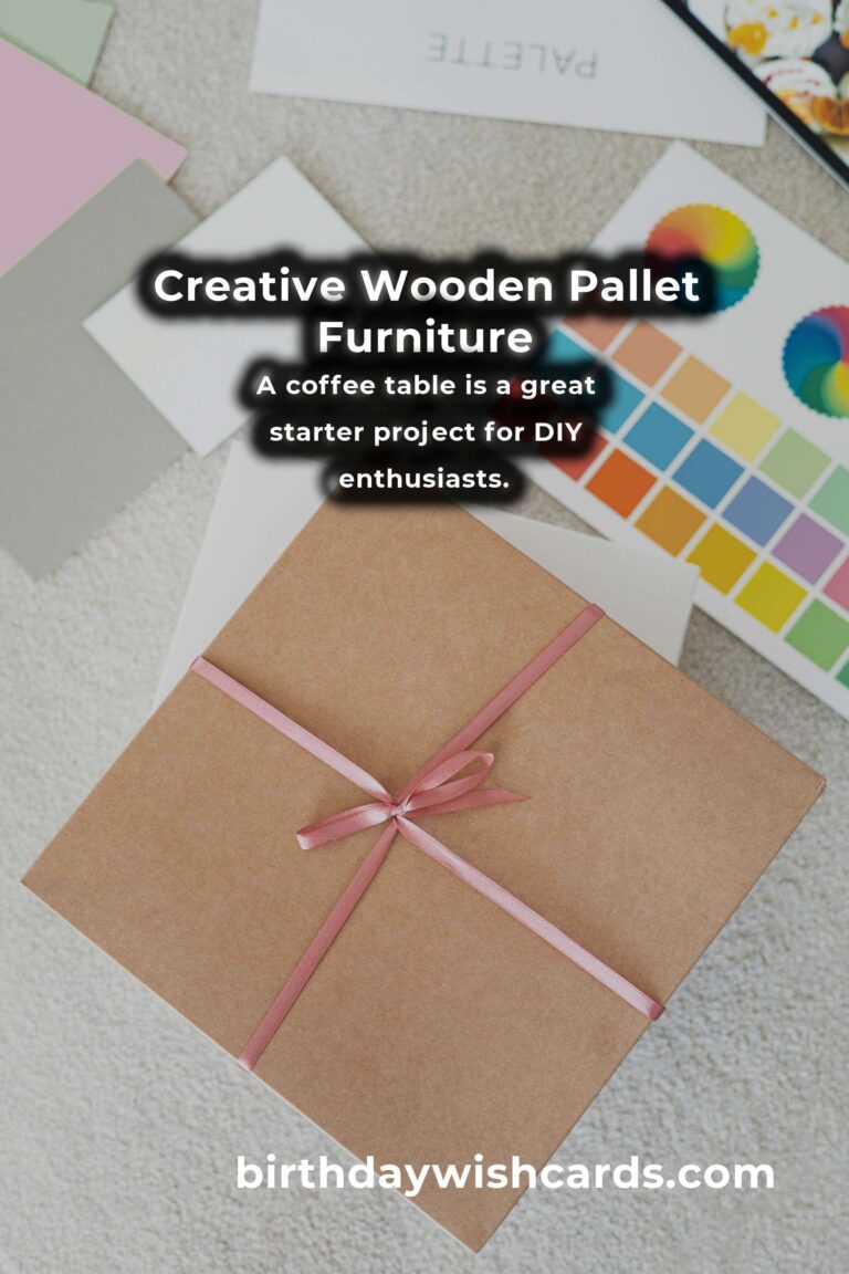DIY Wooden Pallet Furniture for Rustic Home Vibes