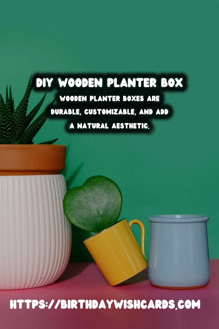 DIY Wooden Planter Box for Deck: Enhance Your Outdoor Space