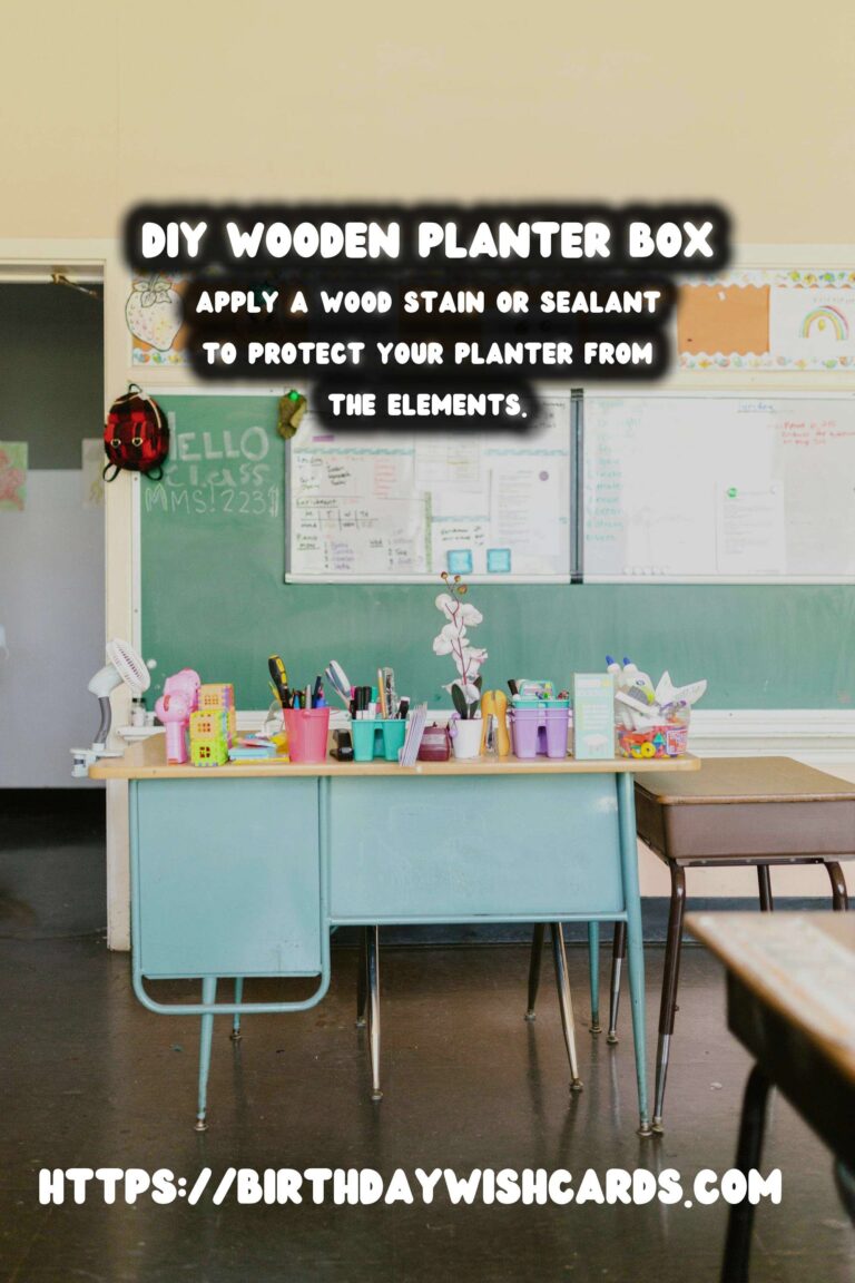 DIY Wooden Planter Box for Deck: Enhance Your Outdoor Space