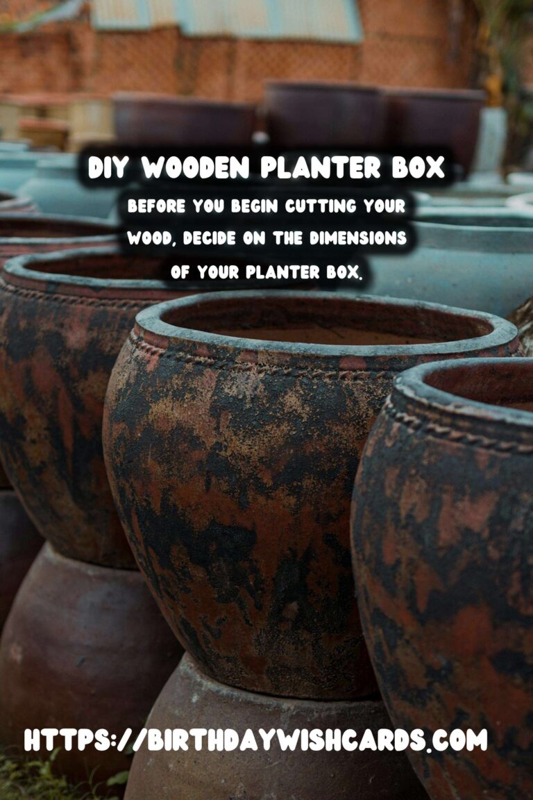 DIY Wooden Planter Box for Deck: Enhance Your Outdoor Space