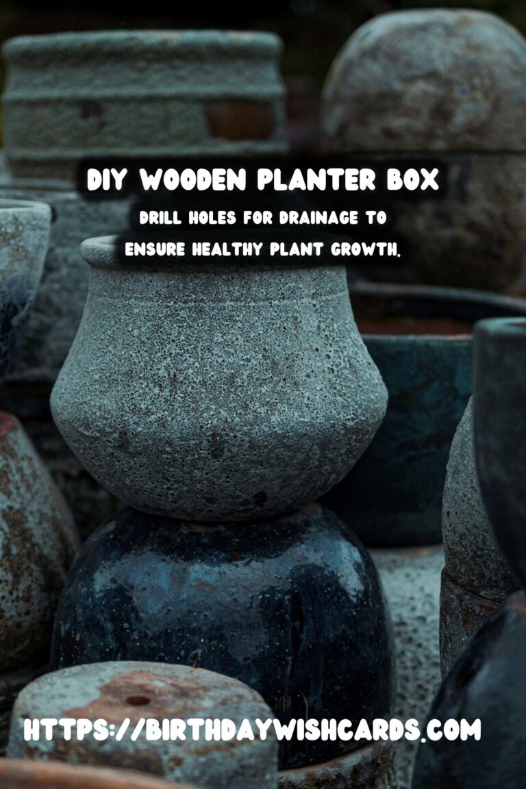 DIY Wooden Planter Box for Small Balcony: A Step-by-Step Guide