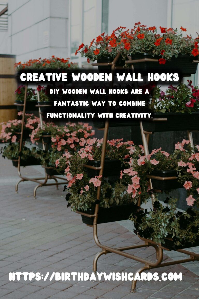 DIY Wooden Wall Hooks: Creative Decorative Shapes