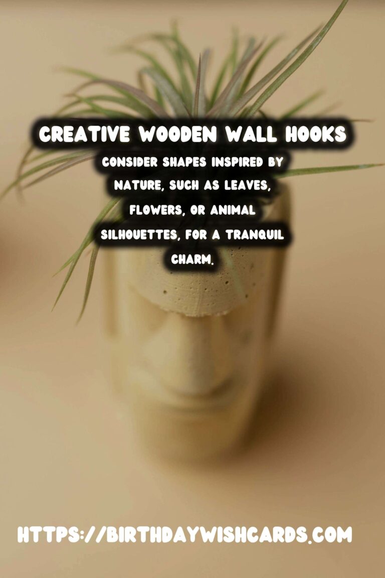 DIY Wooden Wall Hooks: Creative Decorative Shapes