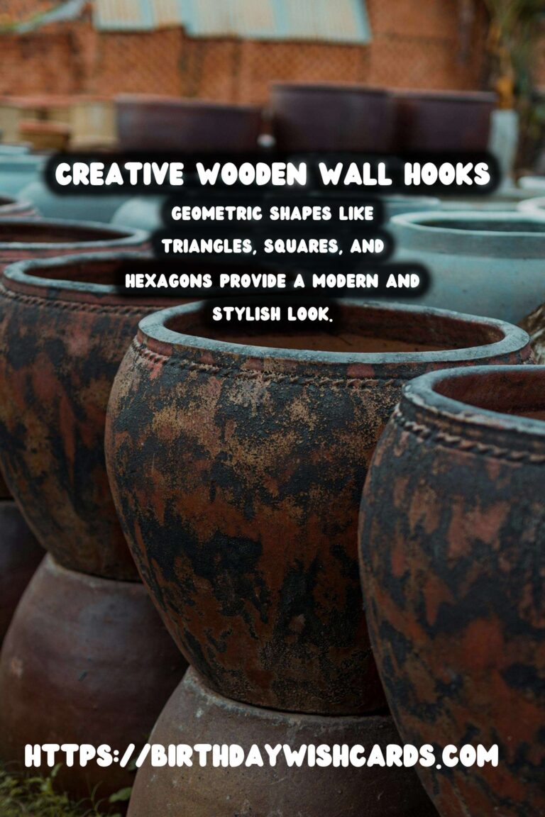 DIY Wooden Wall Hooks: Creative Decorative Shapes