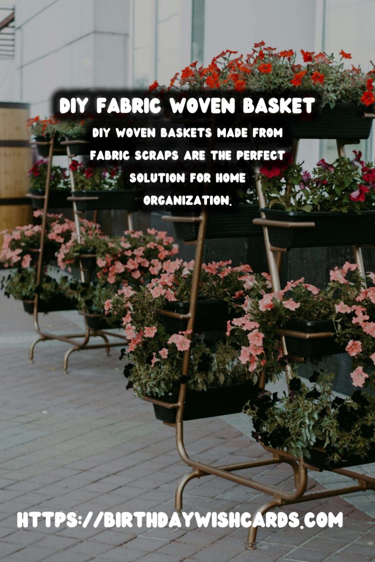 DIY Woven Baskets Using Fabric Scraps to Organize Your Home