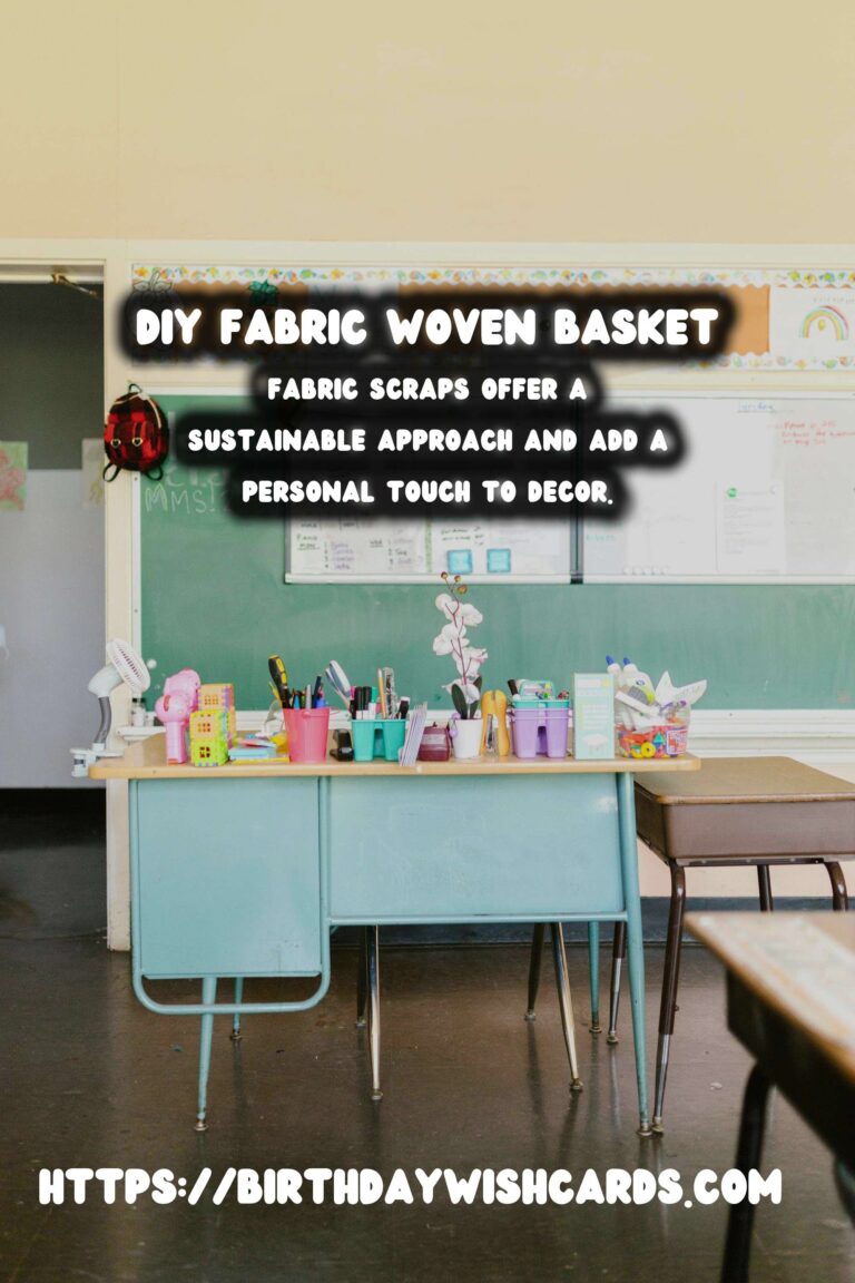 DIY Woven Baskets Using Fabric Scraps to Organize Your Home