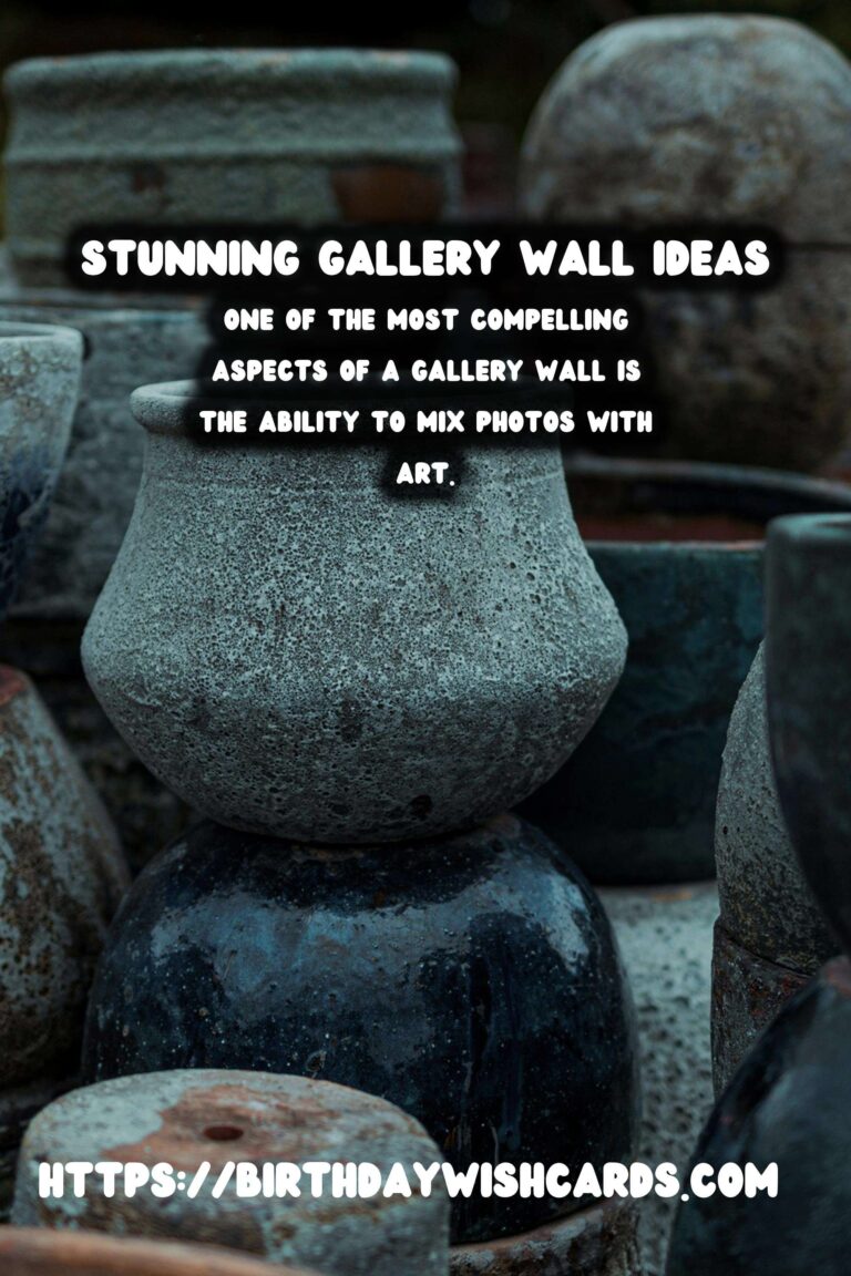 Decorating with Gallery Walls: Mixing Photos and Art for a Stunning Display