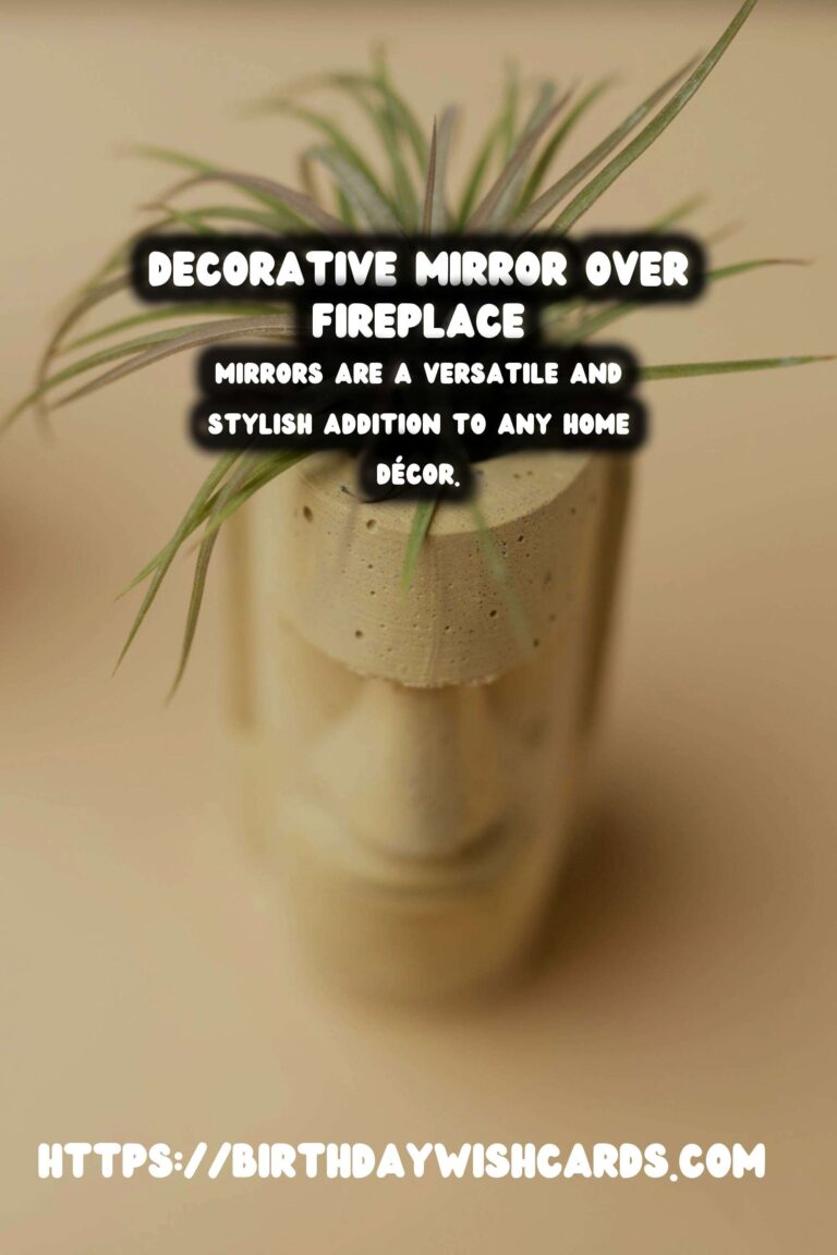 Decorating with Mirrors: Over the Fireplace