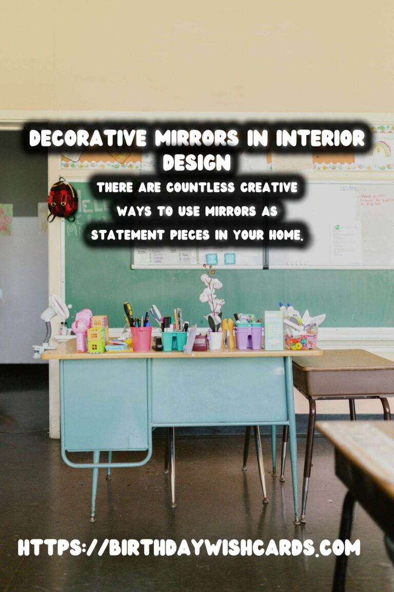 Decorating with Mirrors: Statement Pieces for Your Home