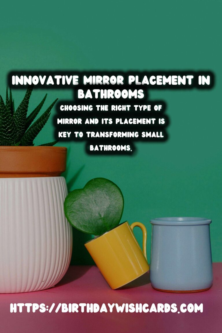 Decorating with Mirrors: Transformative Solutions for Small Bathrooms