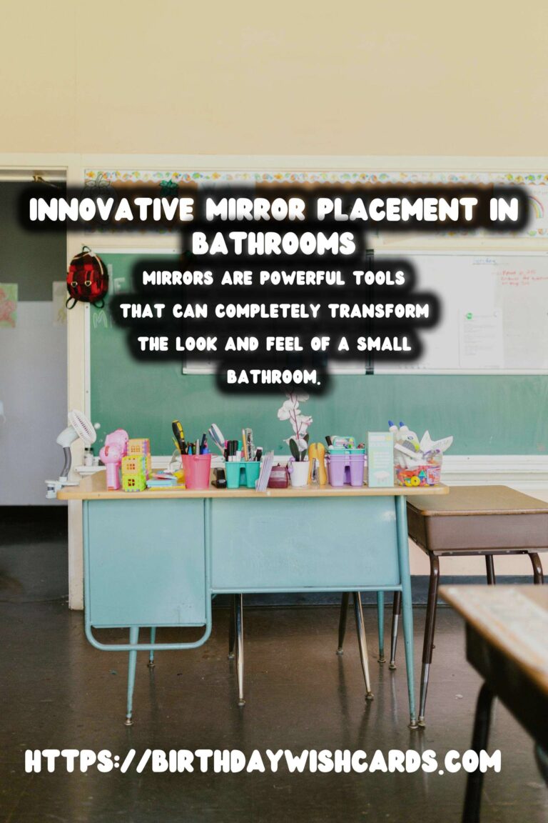 Decorating with Mirrors: Transformative Solutions for Small Bathrooms