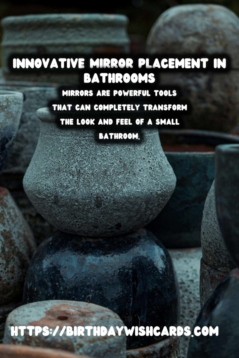 Decorating with Mirrors: Transformative Solutions for Small Bathrooms