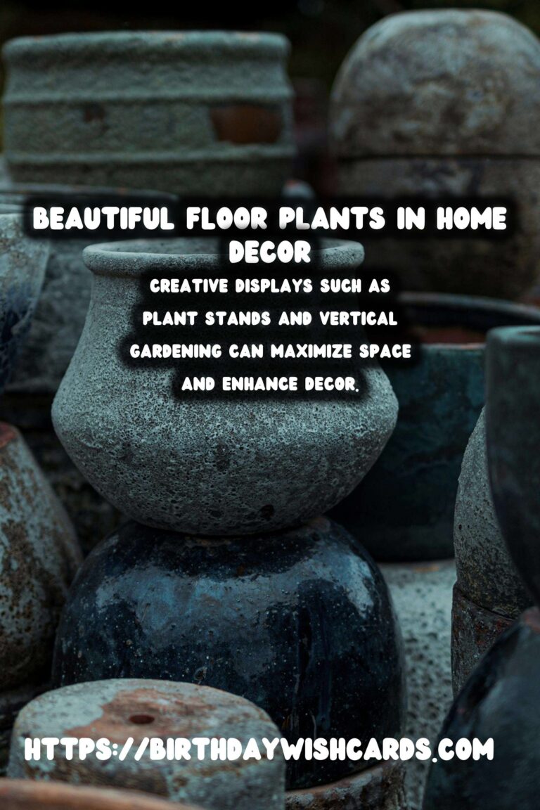 Decorating with Plants: Transform Your Space with Floor Plants