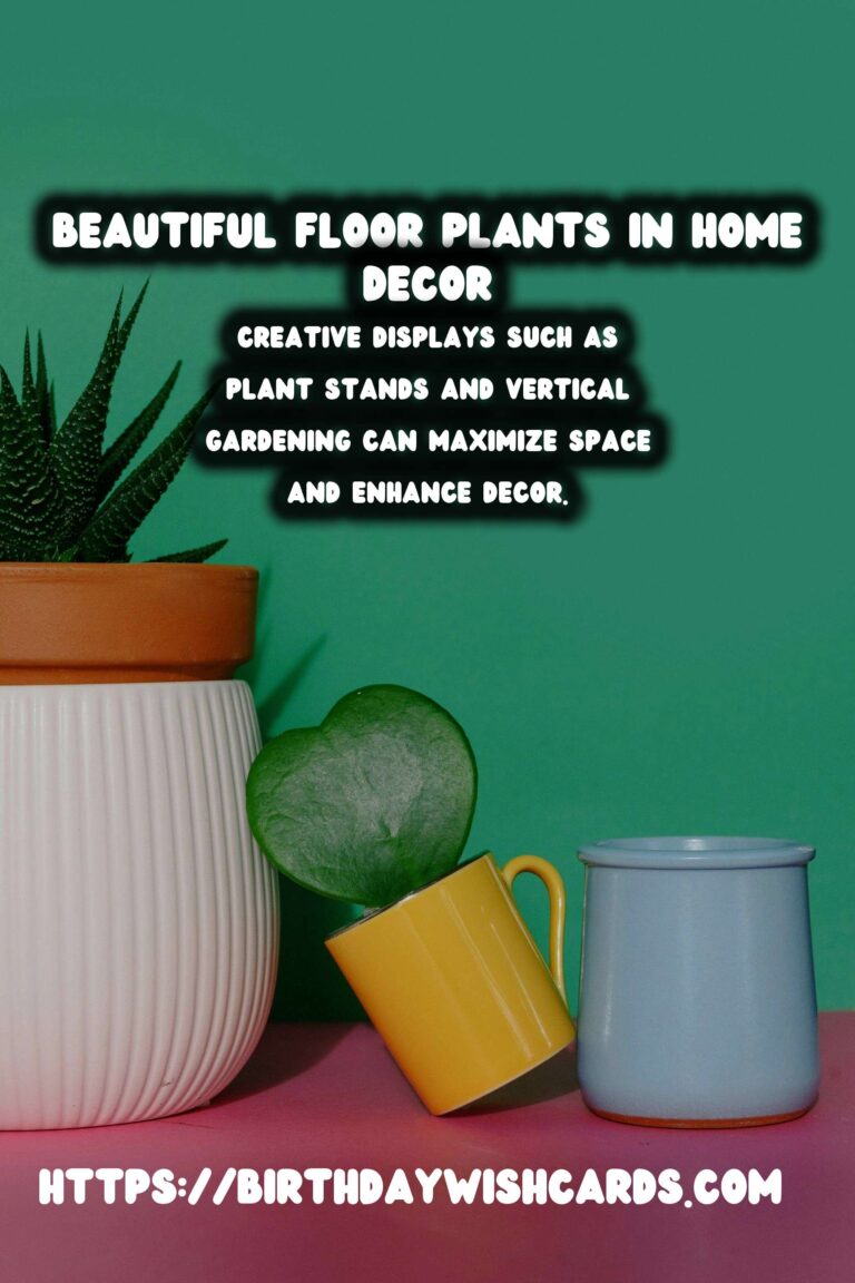 Decorating with Plants: Transform Your Space with Floor Plants