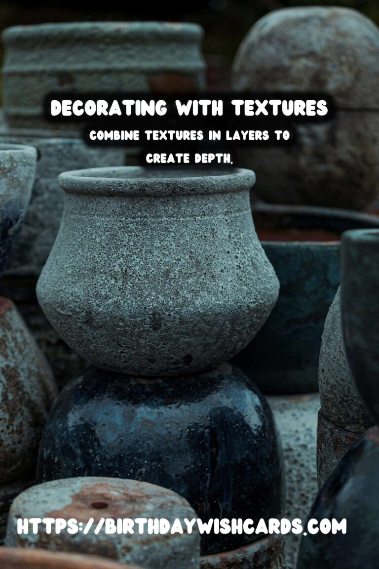 Decorating with Textures: Adding Visual Interest to Your Home