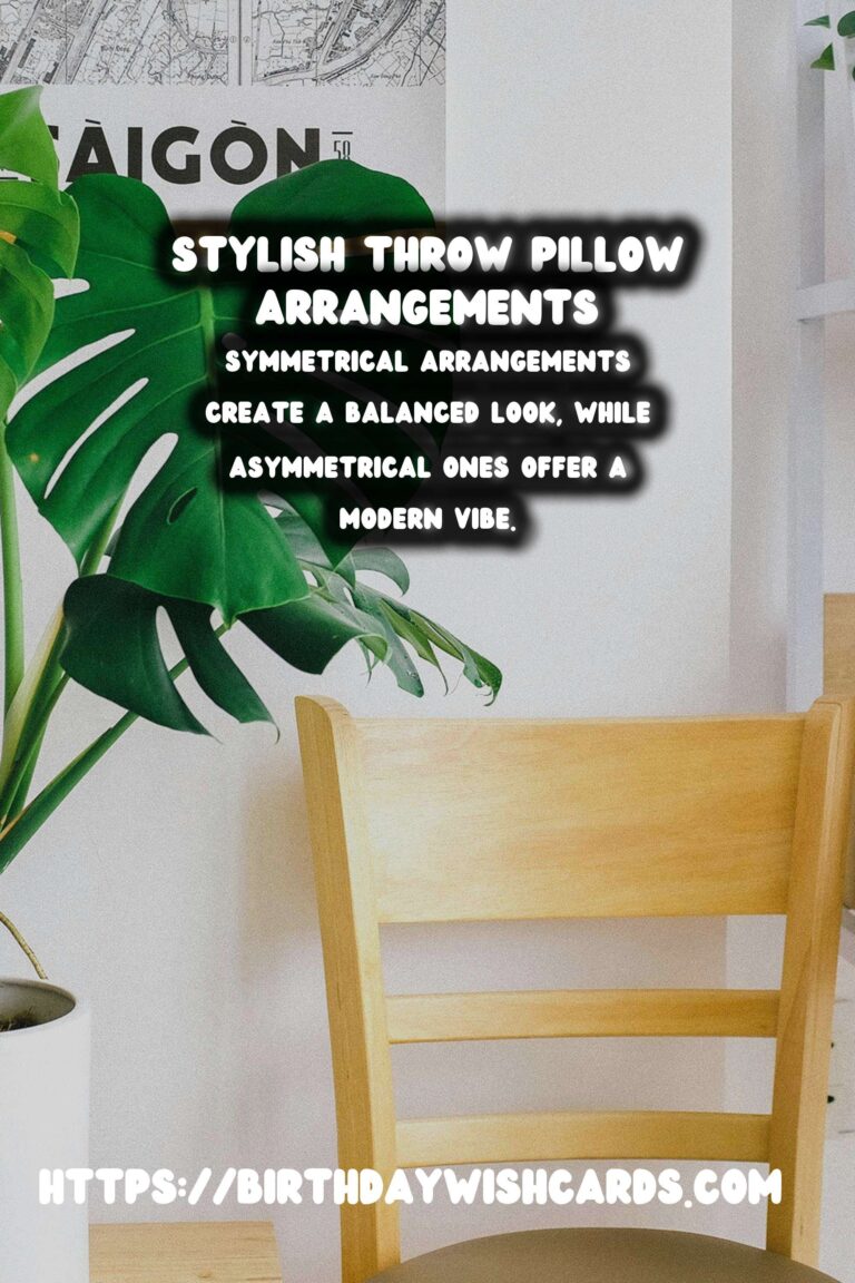 Decorating with Throw Pillows: Arranging on Sofa for a Stylish Look