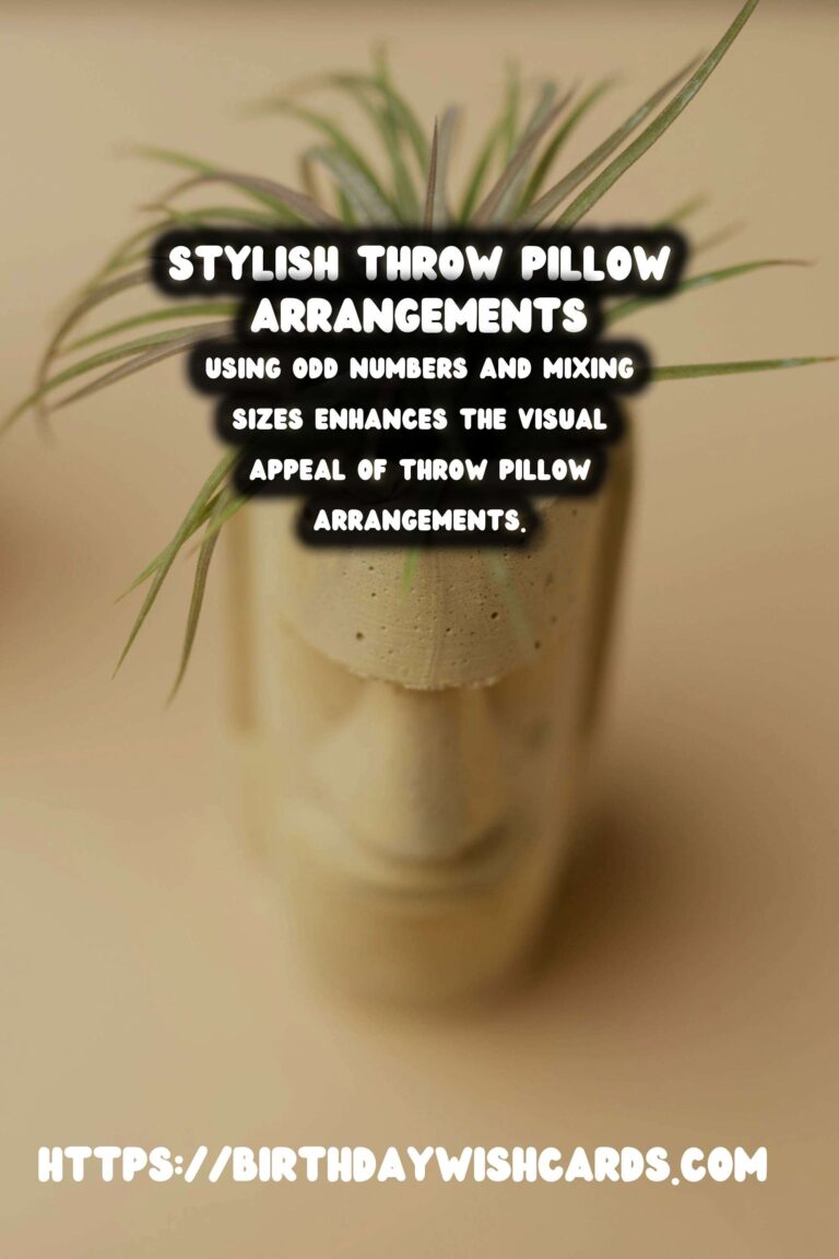 Decorating with Throw Pillows: Arranging on Sofa for a Stylish Look