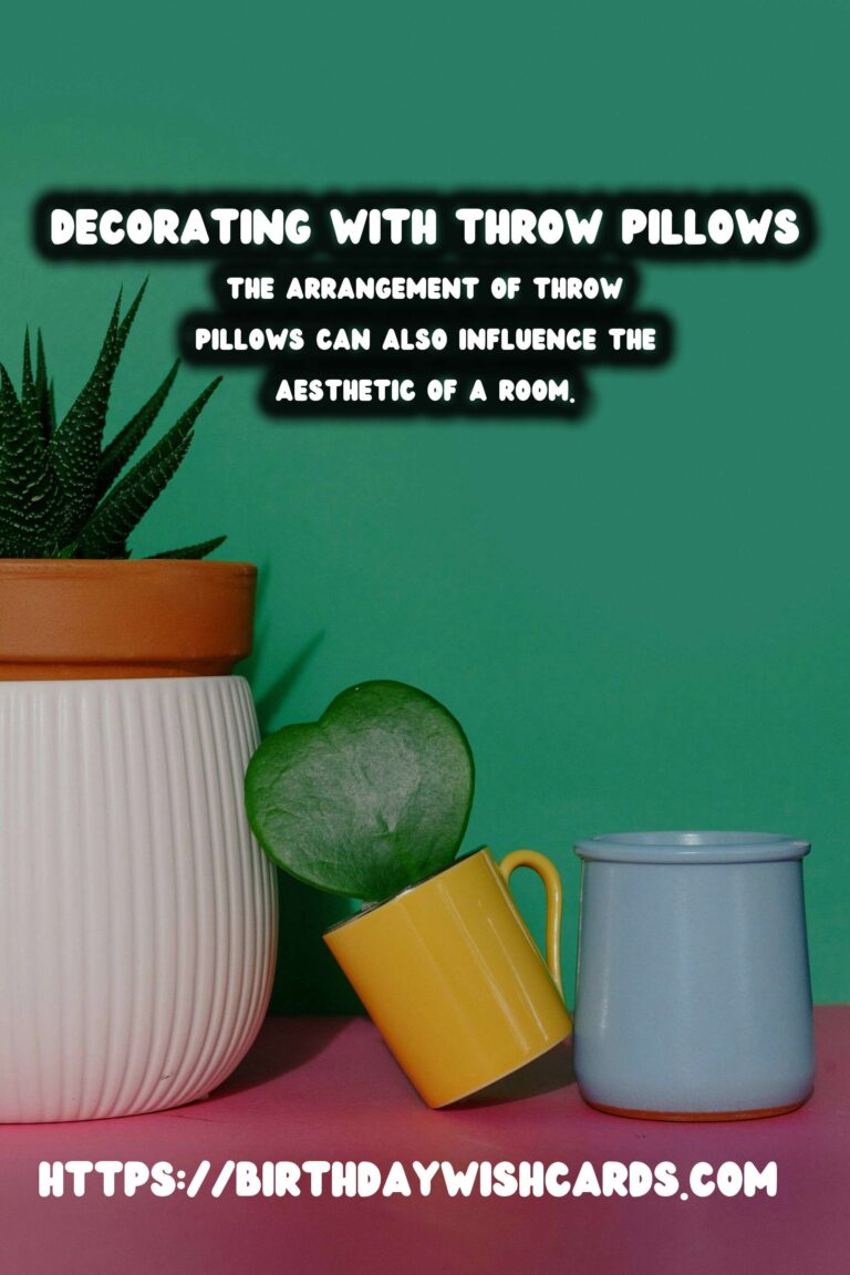 Decorating with Throw Pillows: Enhance Your Space with Color and Pattern