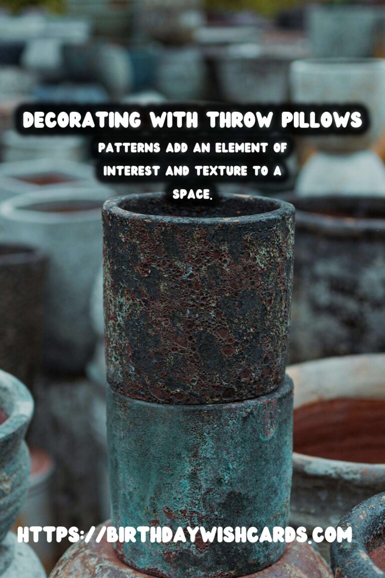 Decorating with Throw Pillows: Enhance Your Space with Color and Pattern