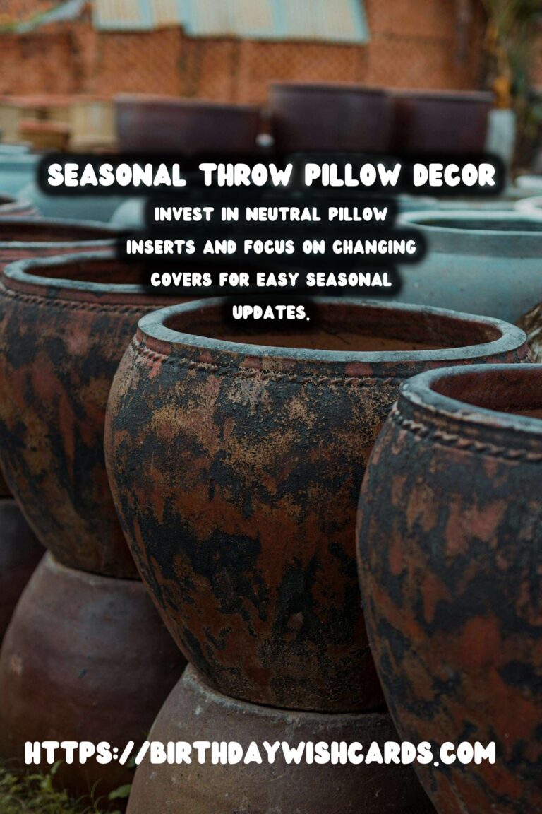 Decorating with Throw Pillows: Seasonal Swaps for a Stylish Home
