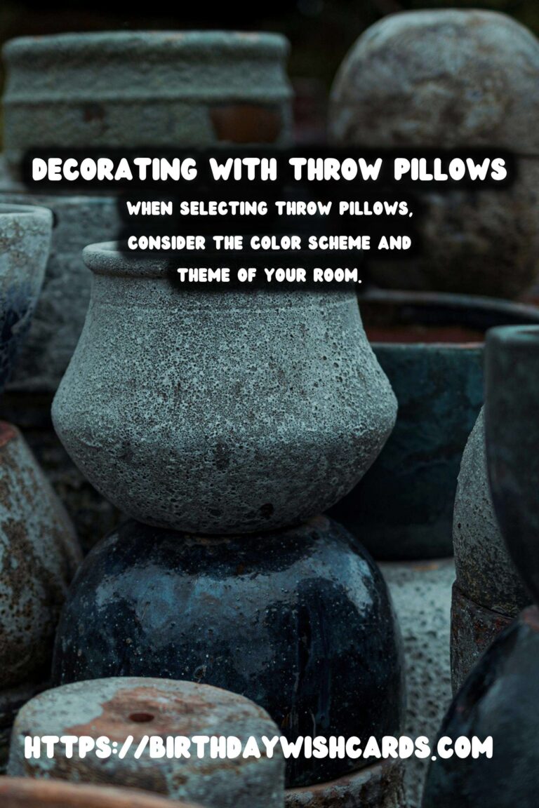 Decorating with Throw Pillows: Size and Arrangement for a Perfect Look