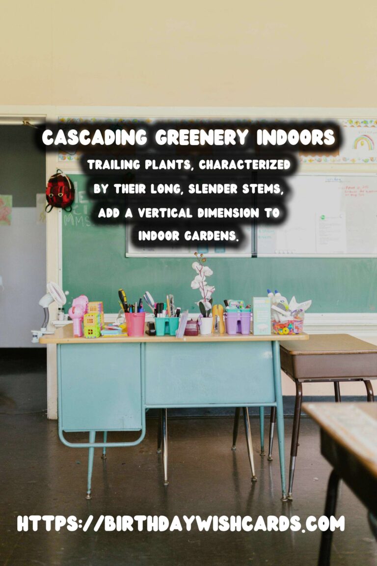 Decorating with Trailing Plants: Cascading Greenery for Your Home