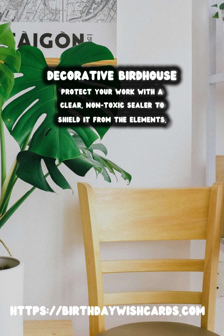 Decorative Painting Techniques for Spring Birdhouses