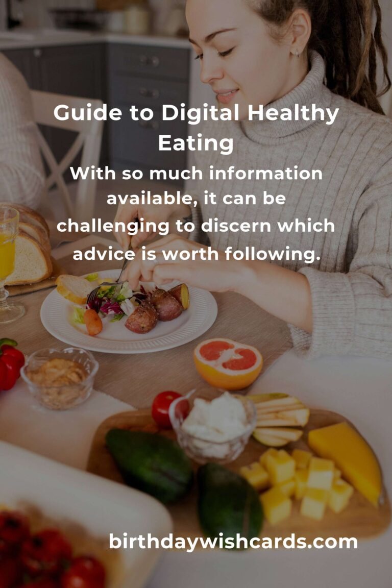 Demystifying Digital Healthy Eating: A Guide to Better Nutrition Online