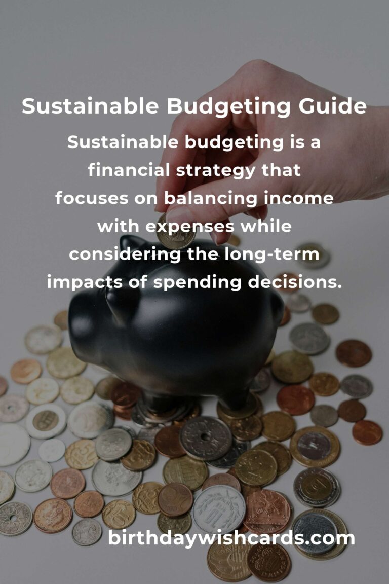 Demystifying Sustainable Budgeting: A Complete Guide
