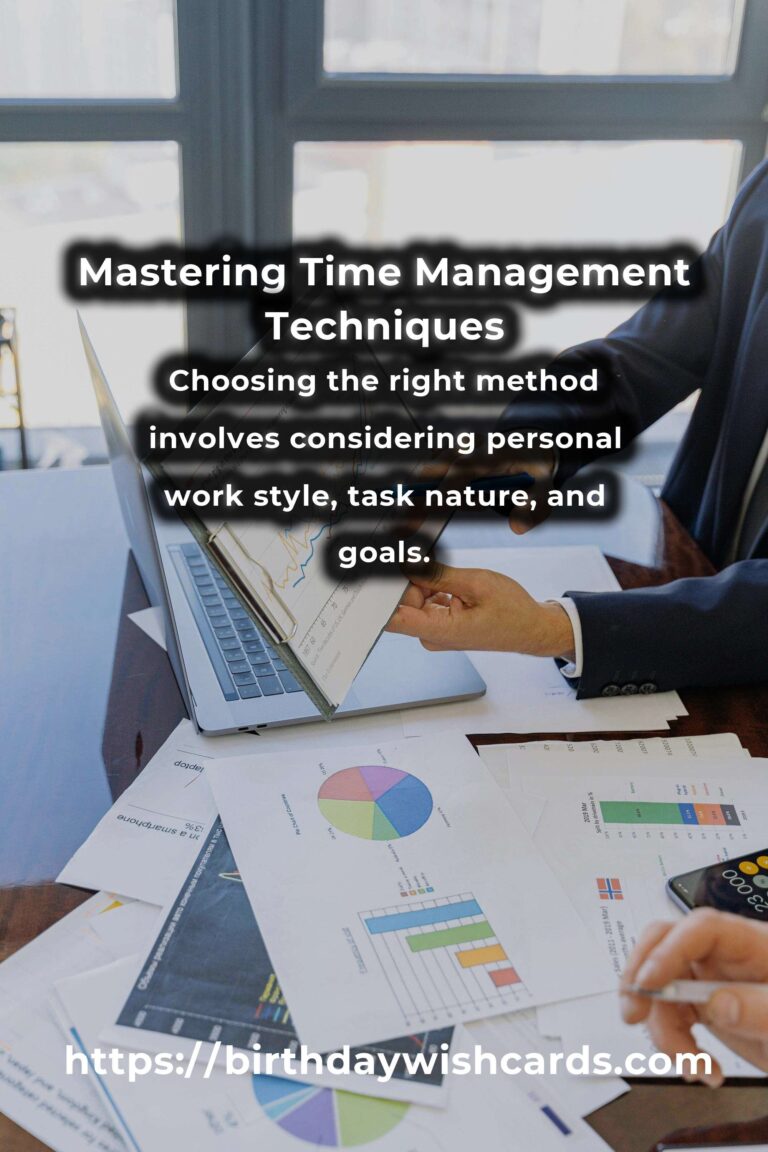 Demystifying Time Management Methods: Mastering Productivity Techniques